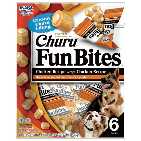 Churu Fun Bites Pollo en Wraps de Pollo para perros
